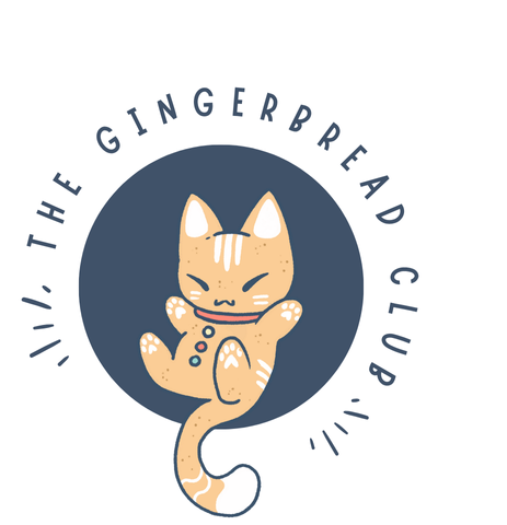 The Gingerbread Club Logo - A cute cat